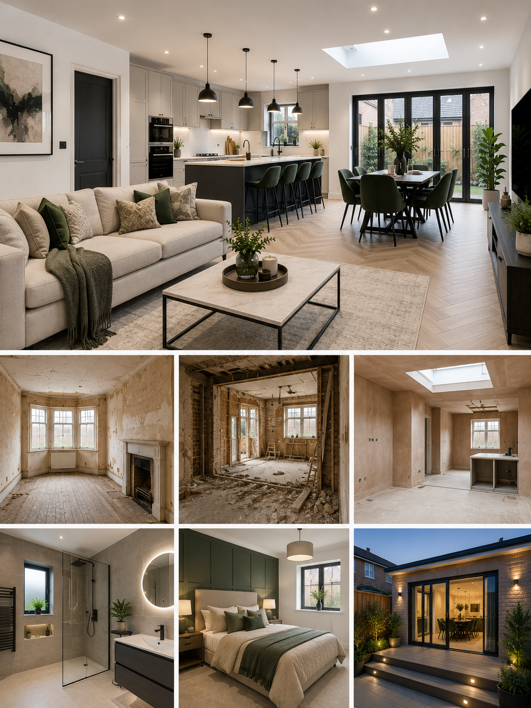Refurbishment work by Flawless Construction Manchester